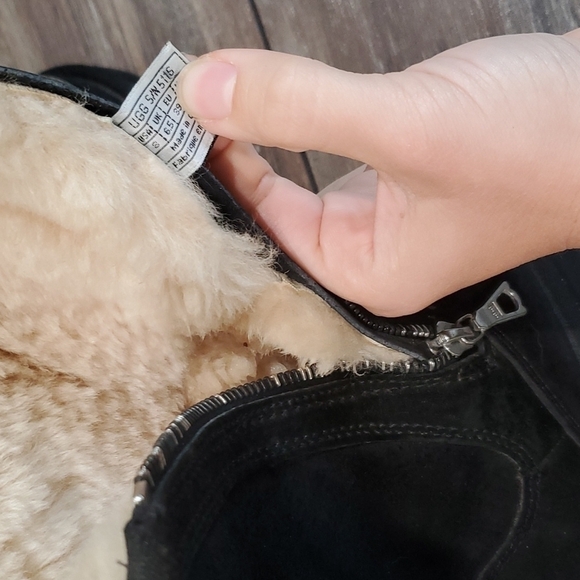 Ugg Australia Mayfaire sheepskin ankle booties shoes sz 8 - Picture 11 of 13